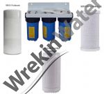 NC10BB/3 Whole House -Triplex System for Sediment, Chlorine and Scale 